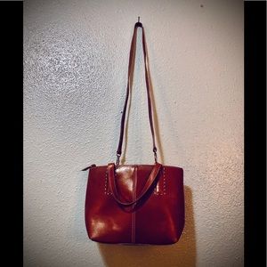 Fossil Genuine Leather Crossbody Purse